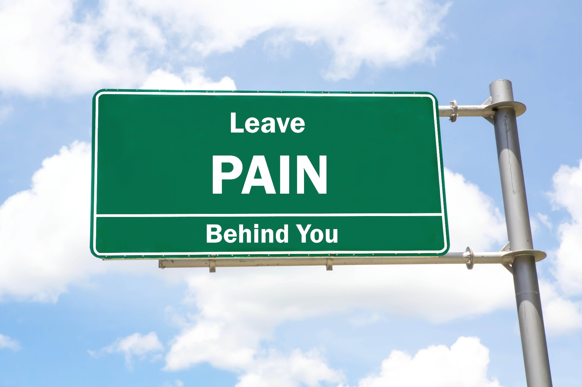 Leave pain behind — recovery journey
